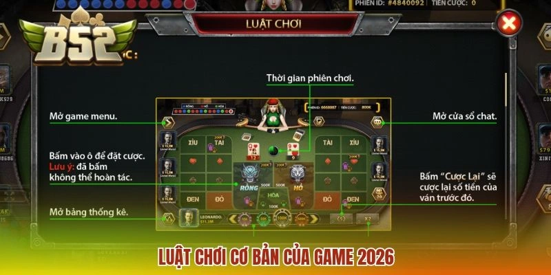 Live Rồng Hổ B52 - Hướng Dẫn Chơi Chuẩn Xác Cho Người Mới 2 Luật chơi cơ bản của game 2026