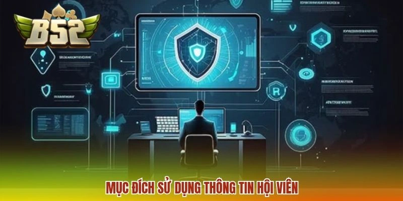 Chính sách bảo mật B52 3 Mục đích sử dụng thông tin hội viên