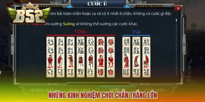 Chắn b52 - Kinh Nghiệm Tham Gia Hiệu Quả Từ Cao Thủ 2026 3 Những kinh nghiệm chơi Chắn thắng lớn
