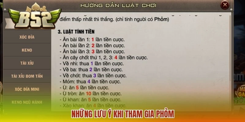 Cách chơi Phỏm - Thông Tin Quan Trọng Người Chơi Cần 3 Những lưu ý khi tham gia Phỏm