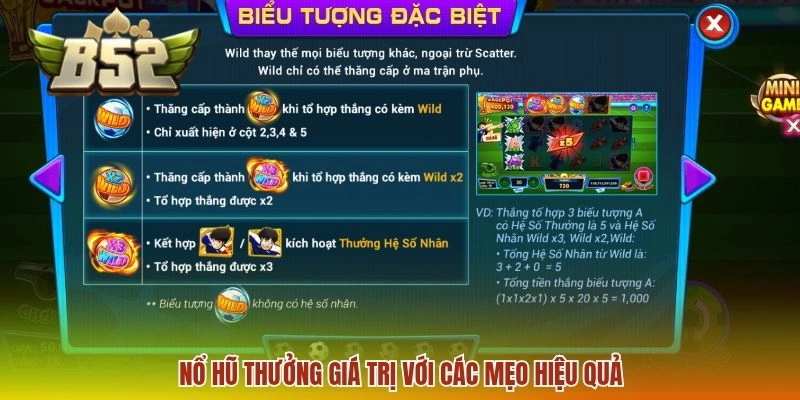 Nổ hũ thưởng giá trị với các mẹo hiệu quả